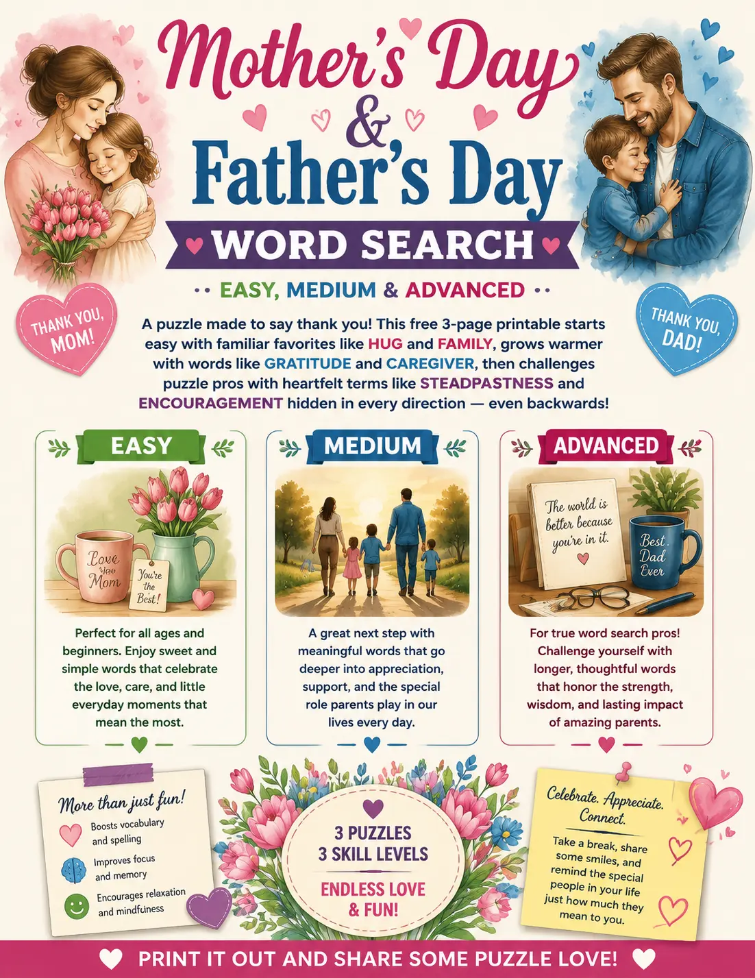 Mother's Day & Father's Day